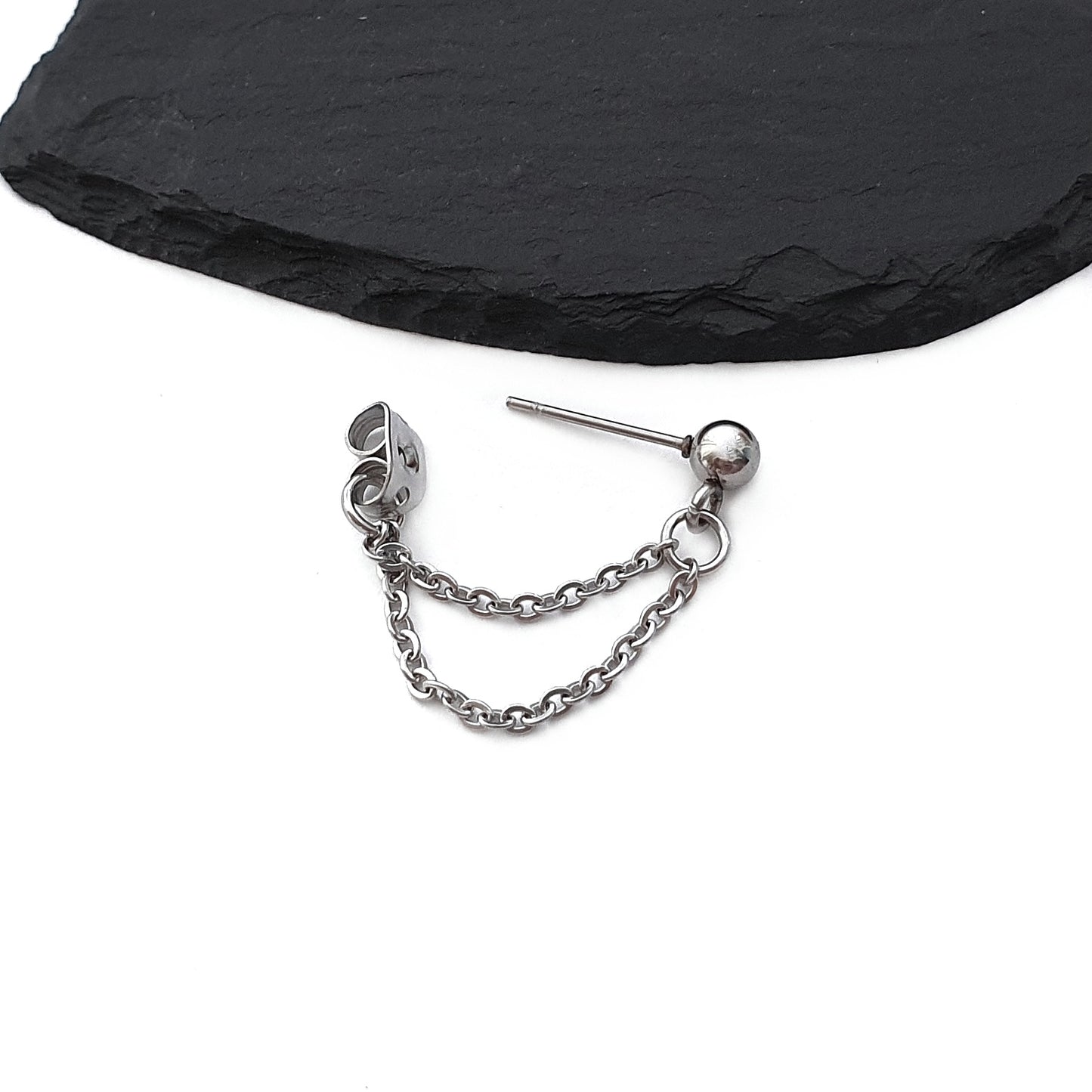 Trace Chain Stainless Steel Helix Cartilage Earring