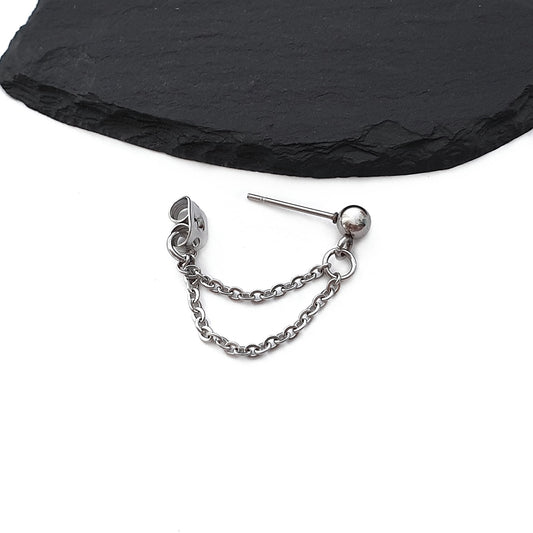 Trace Chain Stainless Steel Helix Cartilage Earring