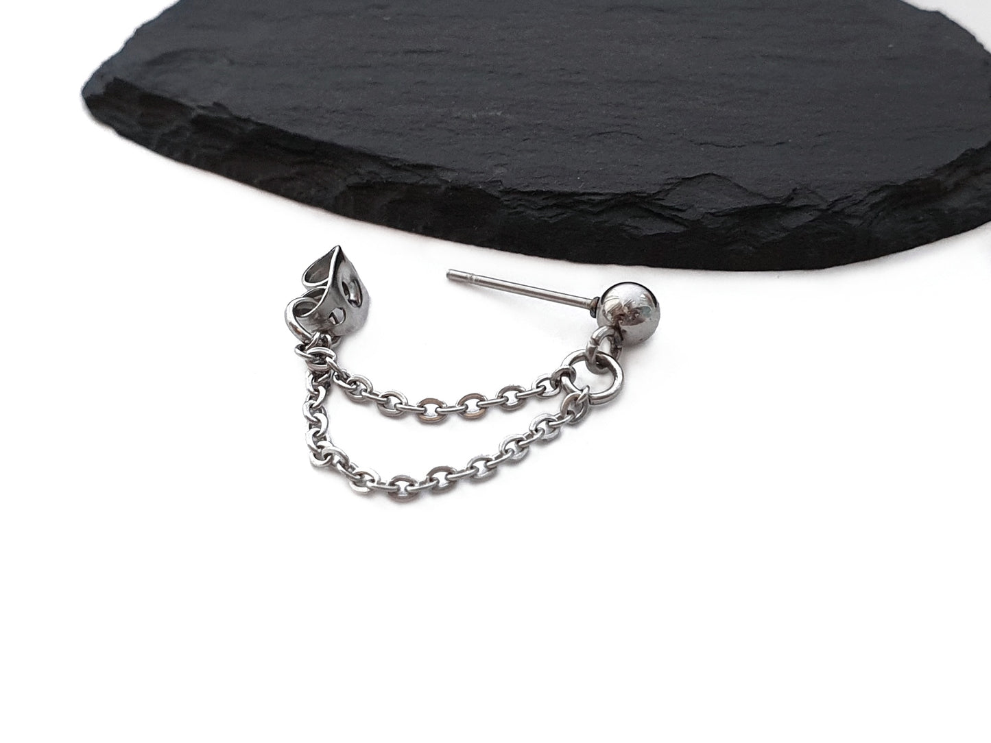 Trace Chain Stainless Steel Helix Cartilage Earring