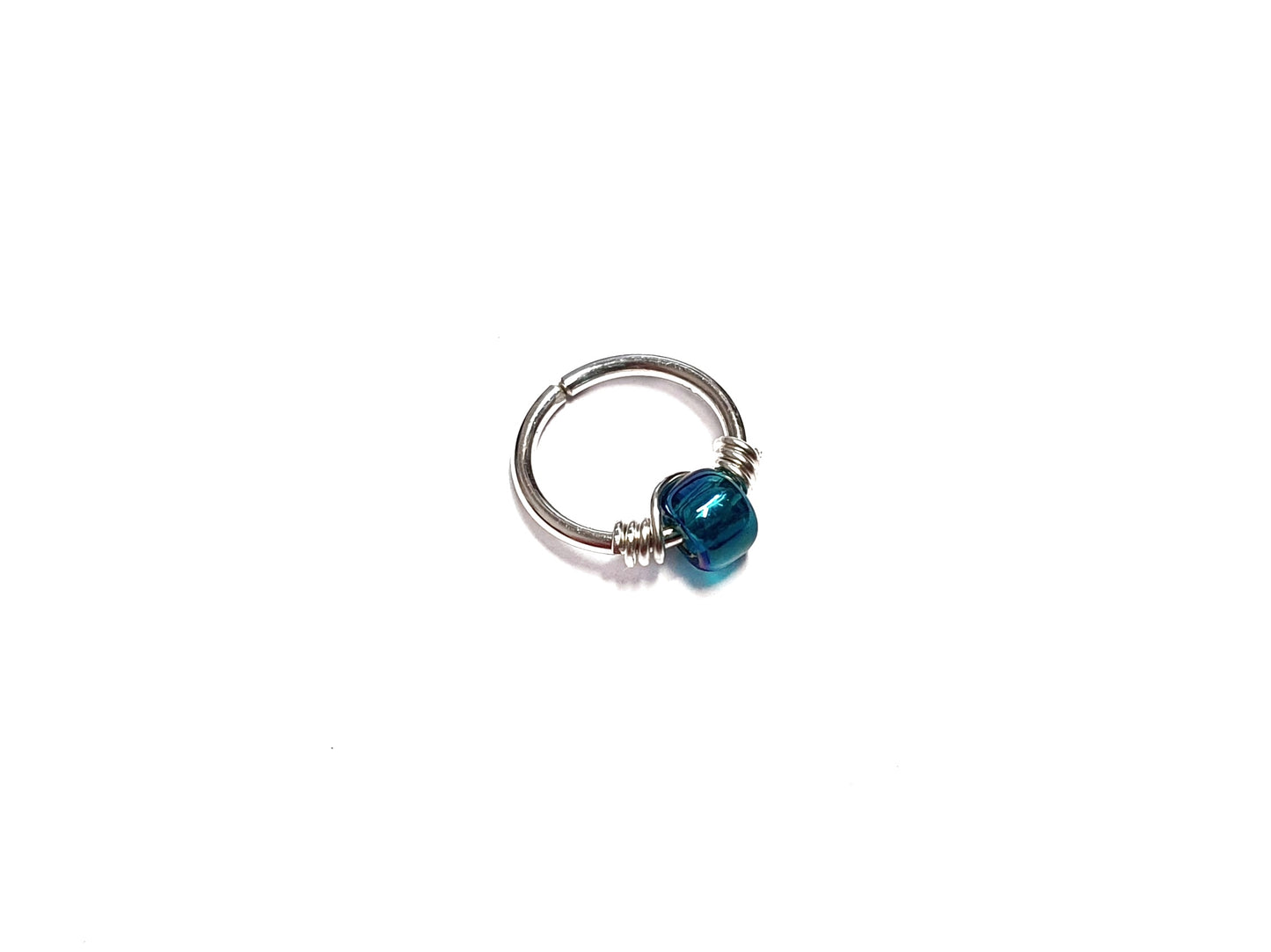 Cartilage hoop ring sterling silver