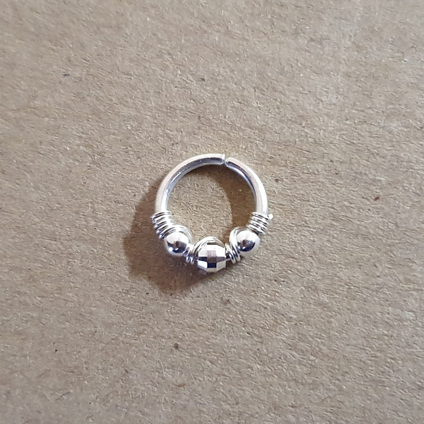 16g cartilage hoop sterling silver