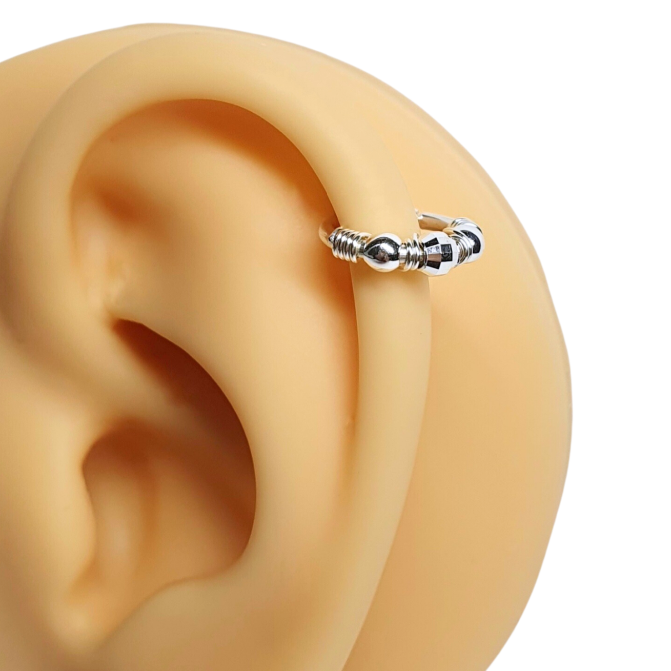 16g cartilage hoop sterling silver