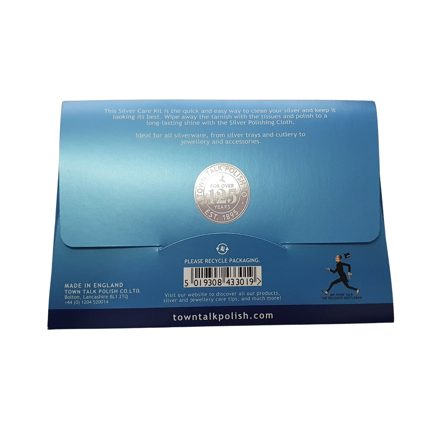 town talk silver care kit polishing cloth tissues