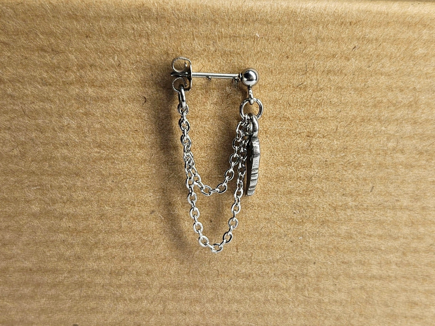 Angel Wing Charm Stainless Steel Cartilage Earring