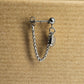 Stainless Steel Shell Cartilage Chain Earring