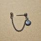 Stainless Steel Shell Cartilage Chain Earring