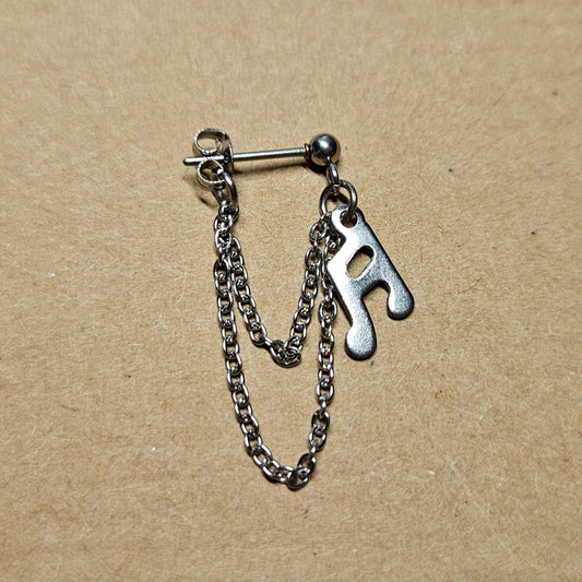 Musical Note Charm Stainless Steel Cartilage Earring