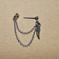 Angel Wing Charm Stainless Steel Cartilage Earring