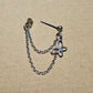 Butterfly Charm Stainless Steel Cartilage Earring