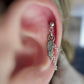 Angel Wing Charm Stainless Steel Cartilage Earring