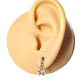Stainless Steel Hollow Star Dangly Stud Earrings