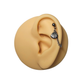 Stainless Steel Shell Cartilage Chain Earring