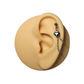 Heart Charm Stainless Steel Cartilage Earring
