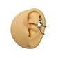 Star Stainless Steel Cartilage Chain Earring