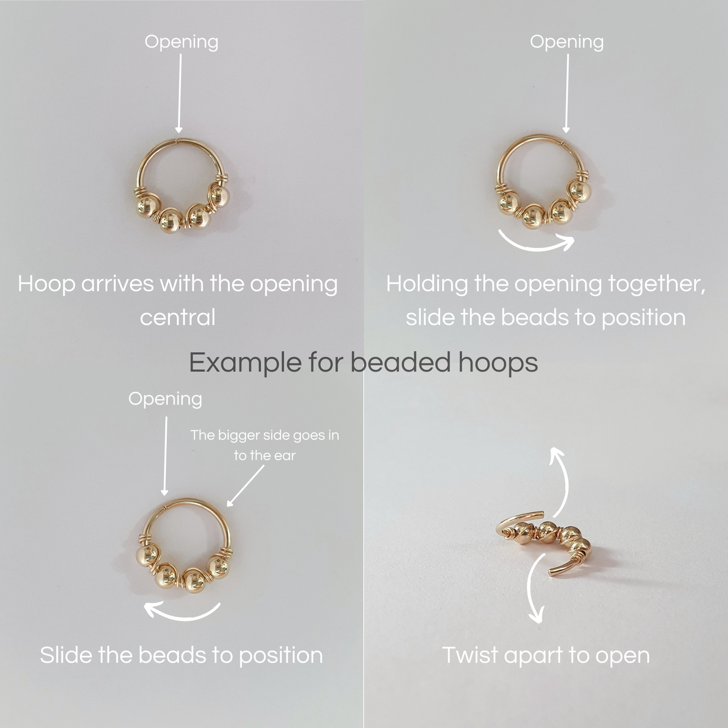 Seamless hoops instructions