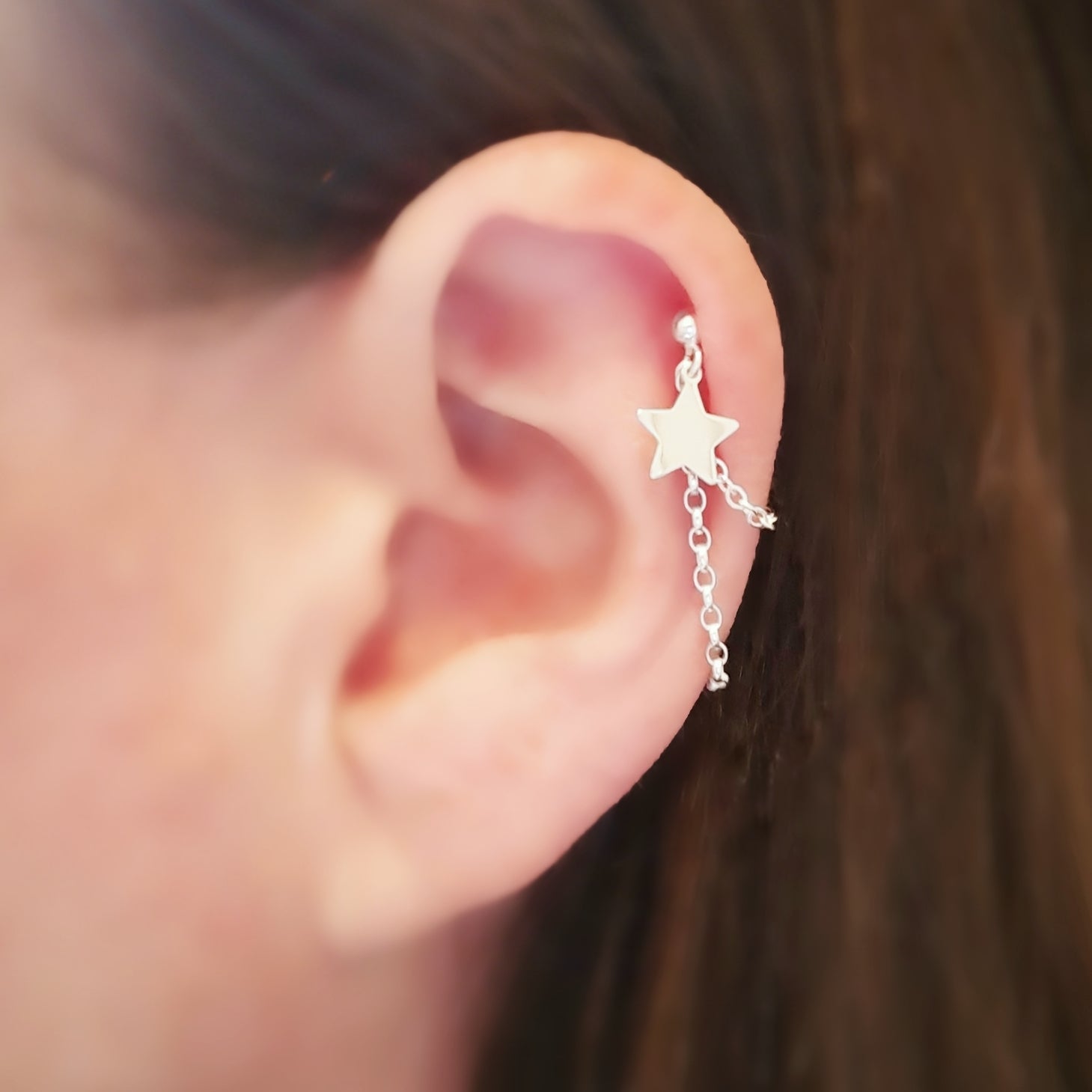 Star Cartilage Earring Helix Piercing