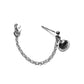 Shell Charm Helix Cartilage Chain Earring Sterling Silver