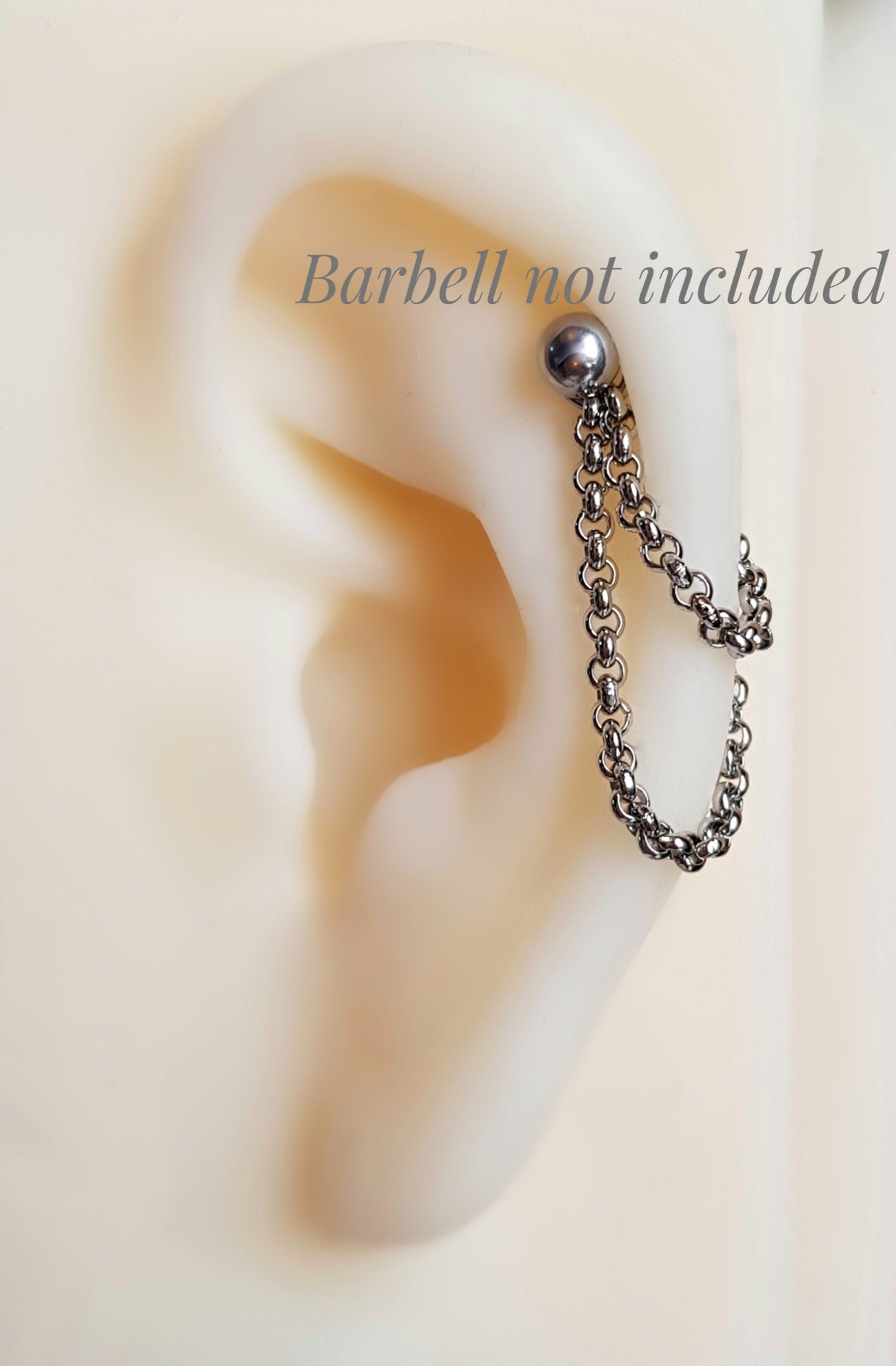 Stainless Steel Chains for Barbell Labret Hoops Ear Chains