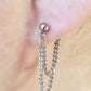 Curb Chain Stainless Steel Helix Cartilage Earring