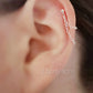 Original sterling silver helix cartilage chain earring. 925 Sterling silver